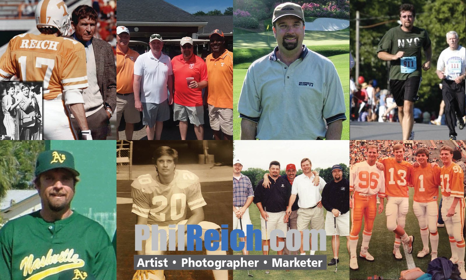 Phil Reich through the years in sports